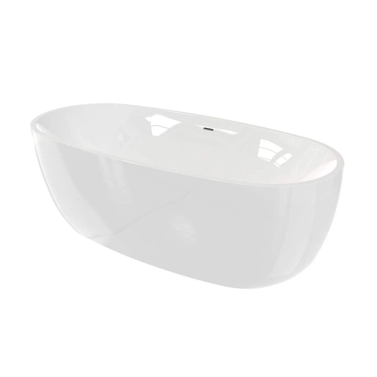 Zoey Acrylic Double Ended Freestanding Tub - No Faucet Drillings 4 Zoey Acrylic Double Ended Freestanding Tub - No Faucet Drillings - Image 4