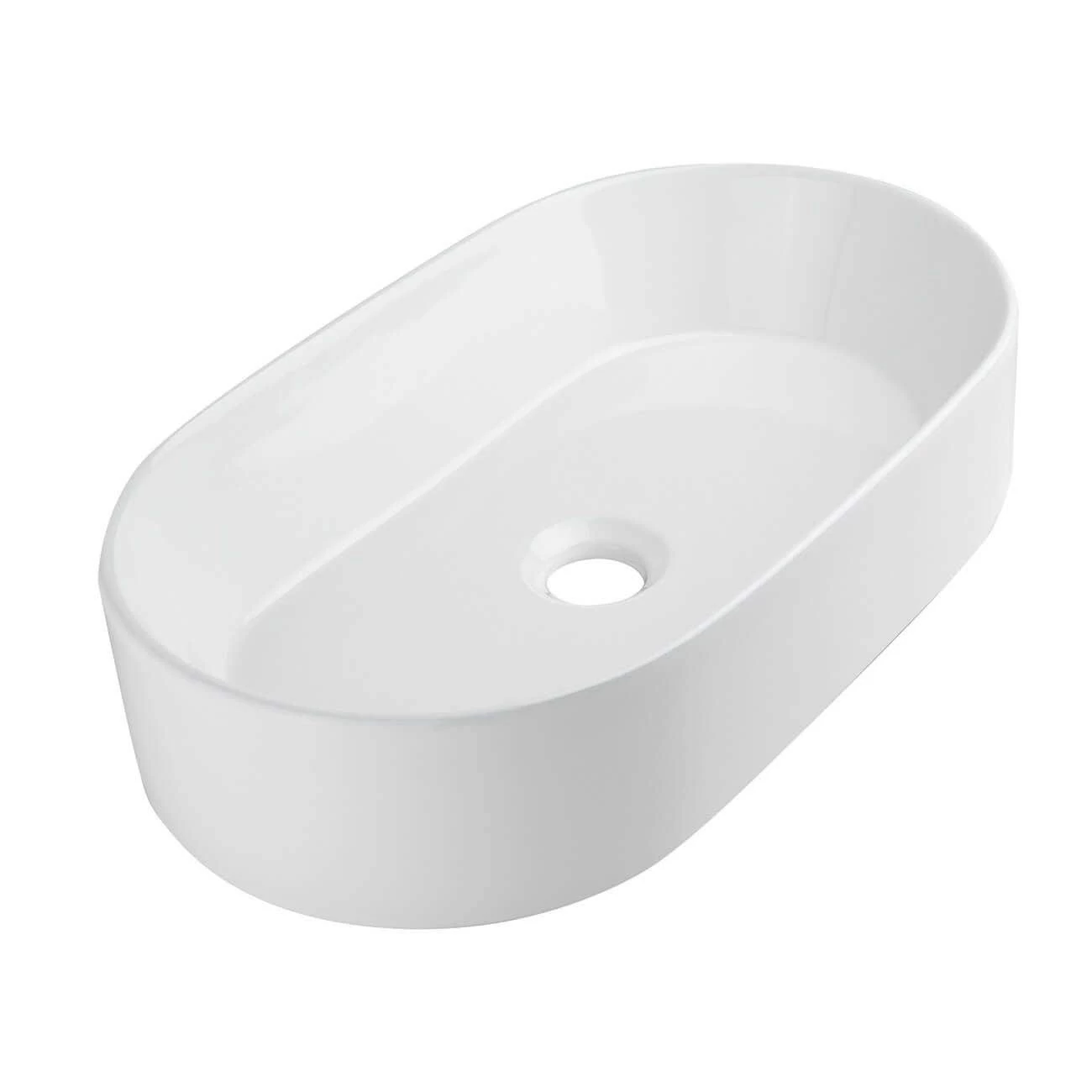 Minimalist Collection Ceramic Oblong Vessel Bathroom Sink 2 Minimalist Collection Ceramic Oblong Vessel Bathroom Sink - Image 2