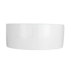 Minimalist Collection Ceramic Oblong Vessel Bathroom Sink 15 Minimalist Collection Ceramic Oblong Vessel Bathroom Sink -Bathroom Shop rmc 436 wh wh side