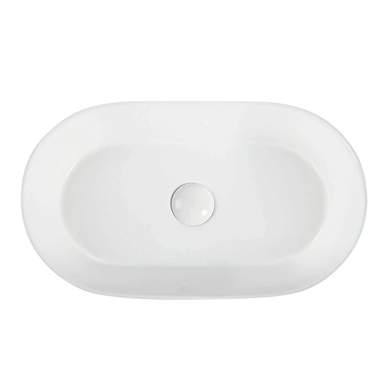 Minimalist Collection Ceramic Oblong Vessel Bathroom Sink 5 Minimalist Collection Ceramic Oblong Vessel Bathroom Sink - Image 5