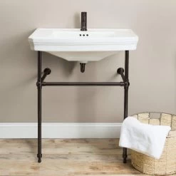 Console Lavatory Sink -Bathroom Shop rmc30 1orb 1