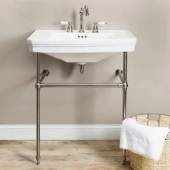 Console Lavatory Sink -Bathroom Shop rmc30 8bn 1