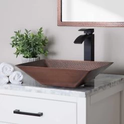 Modern Hand Forged Copper Vessel Sink