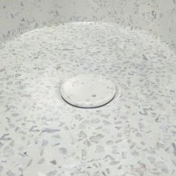 Terrazzo 14 Inch Oval Bathroom Sink -Bathroom Shop rmczz11 wt detail