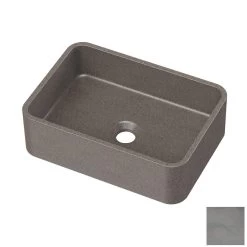 Portland Collection 16 Inch Concrete Vessel Sink -Bathroom Shop rmczz12 lg white
