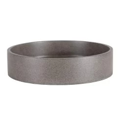 Portland Collection 17 Inch Concrete Vessel Sink -Bathroom Shop rmczz3 bs front