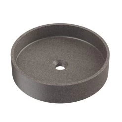 Portland Collection 17 Inch Concrete Vessel Sink -Bathroom Shop rmczz3 bs white