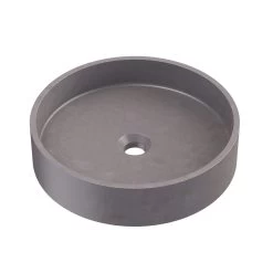 Portland Collection 17 Inch Concrete Vessel Sink -Bathroom Shop rmczz3 s white