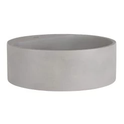 Portland Collection 16 Inch Concrete Round Vessel Sink -Bathroom Shop rmczz44 lg front