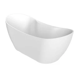 Maxwell Acrylic Double Slipper Freestanding Tub -Bathroom Shop rmd maxwell angle