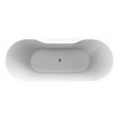 Maxwell Acrylic Double Slipper Freestanding Tub -Bathroom Shop rmd74 c top