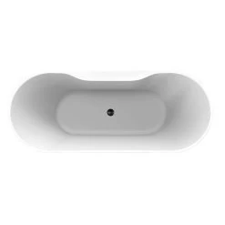 Maxwell Acrylic Double Slipper Freestanding Tub -Bathroom Shop rmd74 orb top
