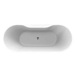 Maxwell Acrylic Double Slipper Freestanding Tub -Bathroom Shop rmd74 pn top
