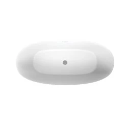 Henley Matte White Double Ended Freestanding Tub 21 Henley Matte White Double Ended Freestanding Tub -Bathroom Shop rmd8371 59 c top