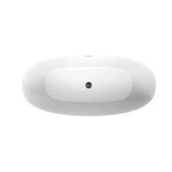 Henley Matte White Double Ended Freestanding Tub 27 Henley Matte White Double Ended Freestanding Tub -Bathroom Shop rmd8371 59 t top