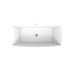 Brenna Matte White Double Ended Freestanding Tub 22 Brenna Matte White Double Ended Freestanding Tub -Bathroom Shop rmd8378 59 bn top