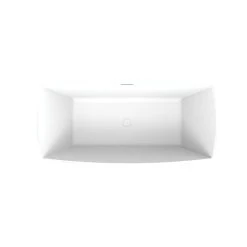 Brenna Matte White Double Ended Freestanding Tub 20 Brenna Matte White Double Ended Freestanding Tub -Bathroom Shop rmd8378 59 top