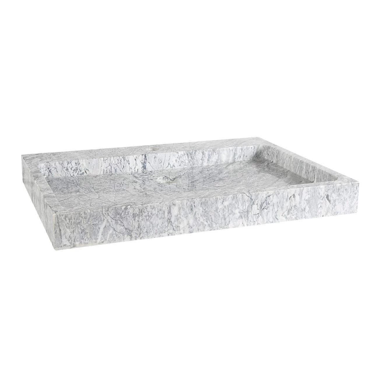 Hannah Marble Rectangular Vessel Sink 4 Hannah Marble Rectangular Vessel Sink - Image 4