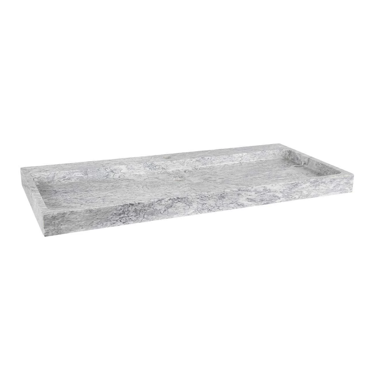 Hannah Marble Rectangular Vessel Sink 2 Hannah Marble Rectangular Vessel Sink - Image 2