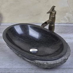 Taft Granite Vessel Bathroom Sink -Bathroom Shop rmfa 495 angle