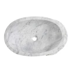 Taft Marble Vessel Sink -Bathroom Shop rmfa 626 top white