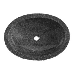 Lennox Granite Vessel Bathroom Sink -Bathroom Shop rmfa 948 top white