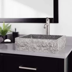 Asher Granite Rectangular Vessel Sink