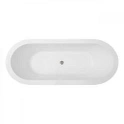 Wyatt Acrylic Double Ended Freestanding Tub Package 10 Wyatt Acrylic Double Ended Freestanding Tub Package -Bathroom Shop rmj12 bn top 1