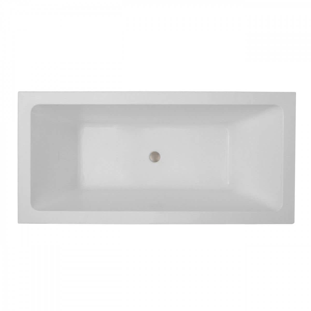 Asher Acrylic Double Ended Freestanding Tub - No Faucet Drillings 3 Asher Acrylic Double Ended Freestanding Tub - No Faucet Drillings - Image 3