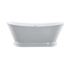 Viola 69 Inch Acrylic Double Slipper Freestanding Tub -Bathroom Shop rmj6 front