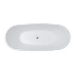 Viola 69 Inch Acrylic Double Slipper Freestanding Tub -Bathroom Shop rmj6 top