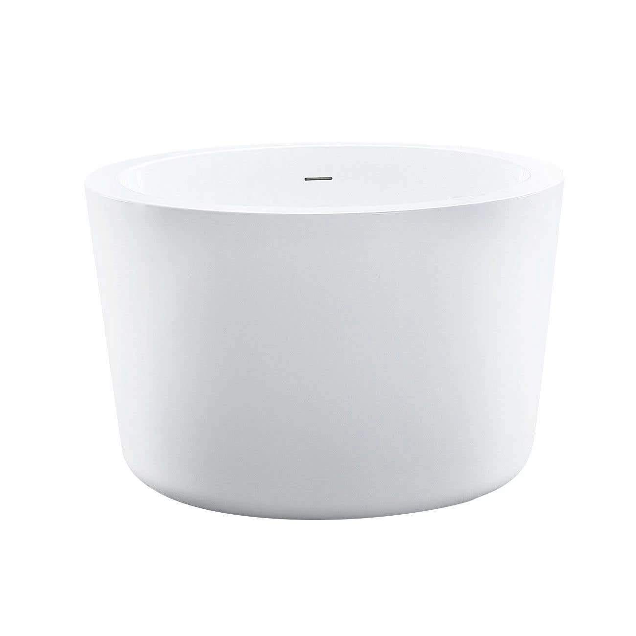 Kyoto 41 Inch Acrylic Round Japanese Soaking Tub 3 Kyoto 41 Inch Acrylic Round Japanese Soaking Tub - Image 3