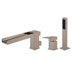 Luna Matte White Acrylic Double Ended Freestanding Tub Package -Bathroom Shop rmjs221 bn white 8