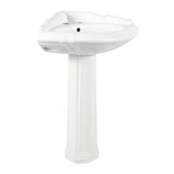Alzata 26 Inch Corner Pedestal Sink 10 Alzata 26 Inch Corner Pedestal Sink -Bathroom Shop rmm060 angle