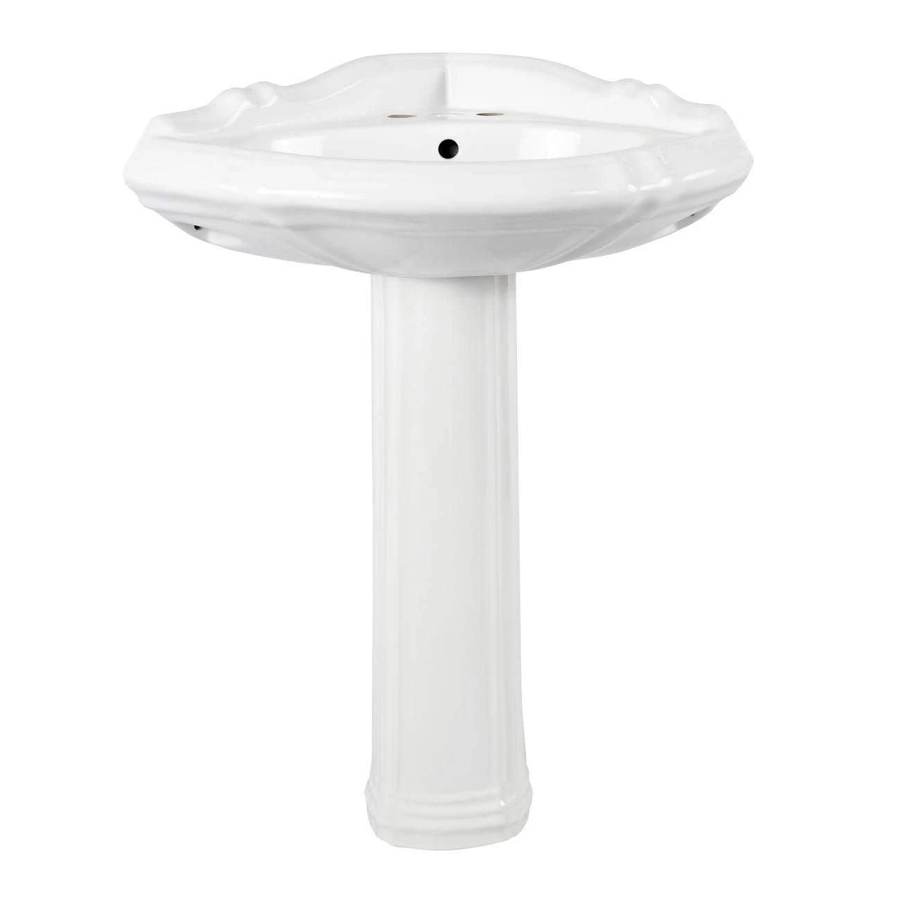 Alzata 26 Inch Corner Pedestal Sink 3 Alzata 26 Inch Corner Pedestal Sink - Image 3
