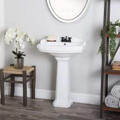 Volare 23 Inch Pedestal Sink -Bathroom Shop rmm068 s 4 life2