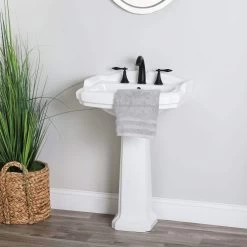 Volare 23 Inch Pedestal Sink -Bathroom Shop rmm068 s 8 life2