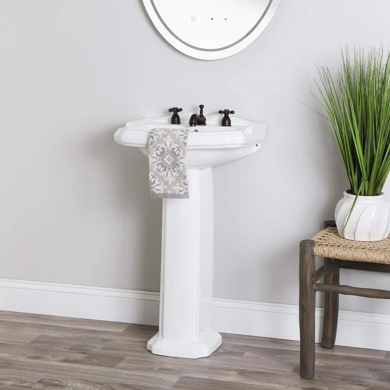 Lettura 19 Inch Pedestal Sink 4 Lettura 19 Inch Pedestal Sink - Image 4