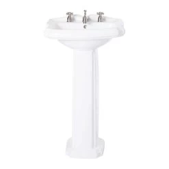 Lettura 19 Inch Pedestal Sink 13 Lettura 19 Inch Pedestal Sink -Bathroom Shop rmm355 s
