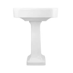 26 Inch Pedestal Bathroom Sink -Bathroom Shop rmmo76 1 front