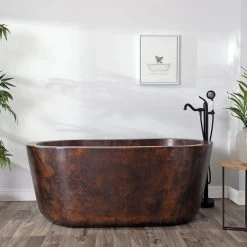 Moroccan Copper Double Ended Freestanding Tub
