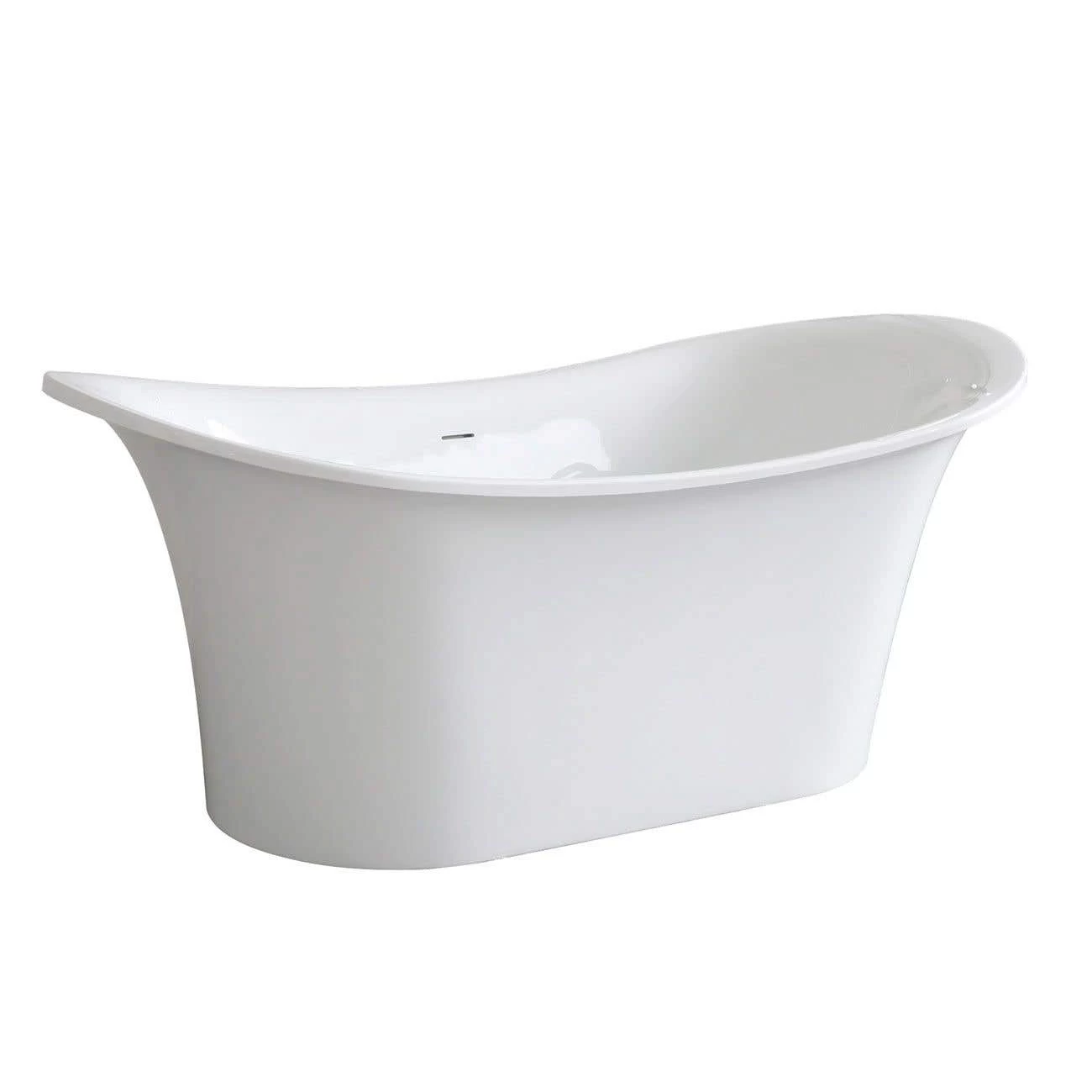 Campbell Acrylic Double Slipper Freestanding Tub - No Faucet Drillings 3 Campbell Acrylic Double Slipper Freestanding Tub - No Faucet Drillings - Image 3