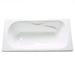Bellini Cast Iron Drop-In Tub - No Faucet Drillings