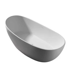 Milou Resin Double Slipper Matte Tub 7 Milou Resin Double Slipper Matte Tub -Bathroom Shop rmtw01 s top angle