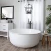 Aimi 53 Inch Acrylic Japanese Soaking Tub