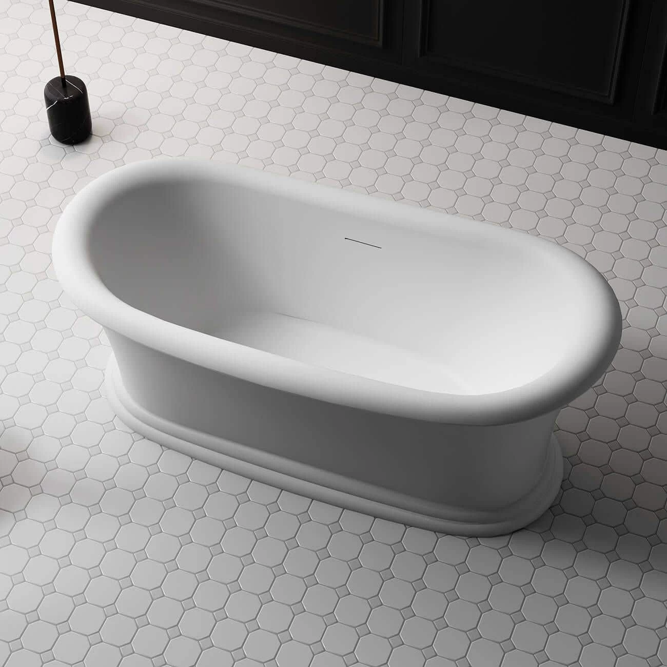 Franklin 67 Inch Freestanding Slipper Acrylic Tub 2 Franklin 67 Inch Freestanding Slipper Acrylic Tub - Image 2