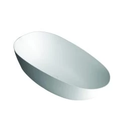 Kayla Resin Double Ended Matte Tub 9 Kayla Resin Double Ended Matte Tub -Bathroom Shop rmtw86 s top angle