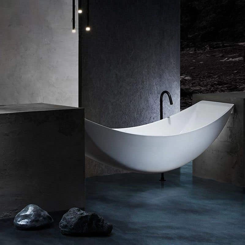 Vina 82 Inch Acrylic Floating Hammock Tub 2 Vina 82 Inch Acrylic Floating Hammock Tub - Image 2