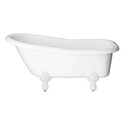 Ambassador Acrylic Slipper Clawfoot Tub - Rim Faucet Drillings -Bathroom Shop rs501 p f 3