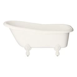 Ambassador Acrylic Slipper Clawfoot Tub - Rim Faucet Drillings -Bathroom Shop rs503 p 4